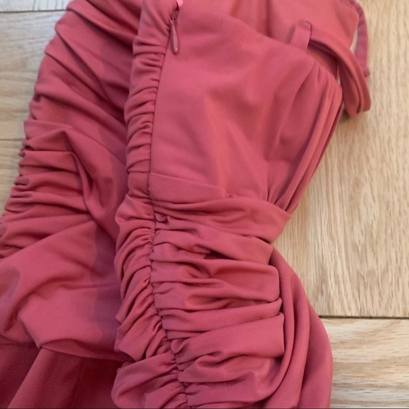 𝅺max & Cleo burnt orange cocktail dress size 2 - Picture 6 of 12